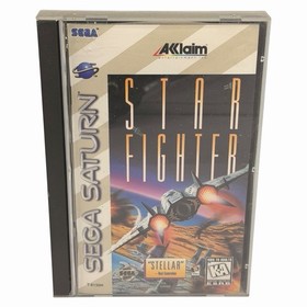 Star Fighter (Sega Saturn, 1996) CIB Complete w/ Manual + Reg Card Tested