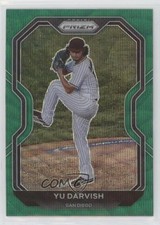 2021 Panini Prizm Tier II Green Wave Prizm Yu Darvish #142 0c3e