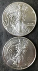 2015 and 2017 $1 American Silver Eagle Dollars
