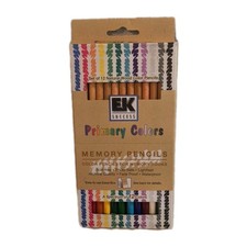 Vtg EK success Pastel Colors Memory Pencils scrapbook waterproof 12 natural wood