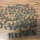 LARGE Lot Of 90+ Vintage WWII (Marx?) Olive Green Army Men Hard Plastic