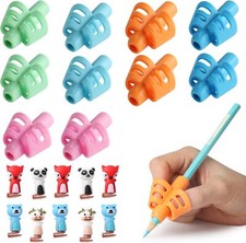 Mr. Pen Pencil Grips for Kids - 20pcs Handwriting Aid Set with Finger Grips  Cl
