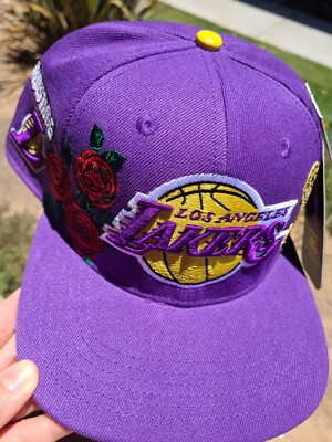 LOS ANGELES LAKERS ROSES SNAPBACK HAT Pro standard, 17x LA