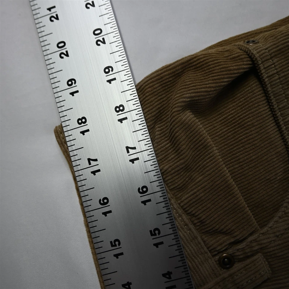Bob Timberlake 36 x 32 Khaki Corduroy Straight Leg 5 Pocket Mens Pants - Image 2 of 4