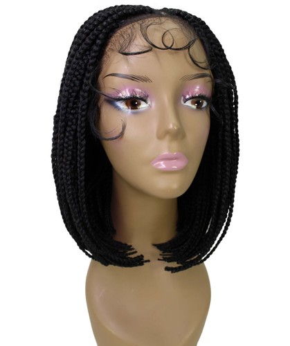 LUXLUXE Tiara gerade 12 Zoll lang 4X4 handgebundene Spitze geflochtene Perücke, BLB-0140 - Bild 25 von 128