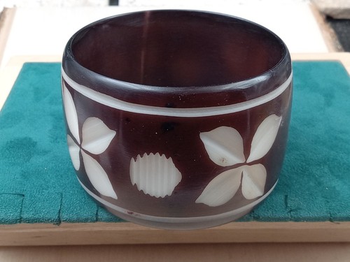 Wide Cuff Style Vintage plastic Bangle Bracelet: App. 9" Interior Circumference - Picture 2 of 8