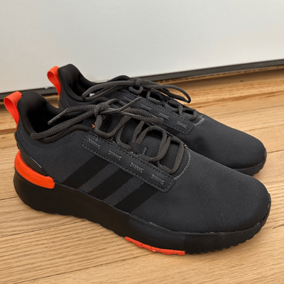 Adidas Black and Orange‎ Athletic Sneakers adidas Running Shoes Mens Size 8.5 Mesh Black Solar Orange  main image 2