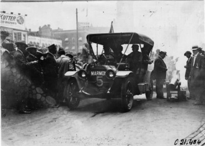 H.C. Marmon In Marmon Car 1909 Car And Motor History Old Photo