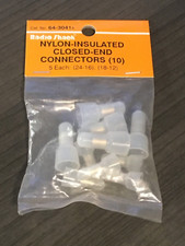 Insulated Nylon Closed End Crimp Cap Wire Connectors Terminals Assorted 10 Pack