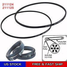 12112425 Washer Belt Set Compatible With Maytag 211125 211124