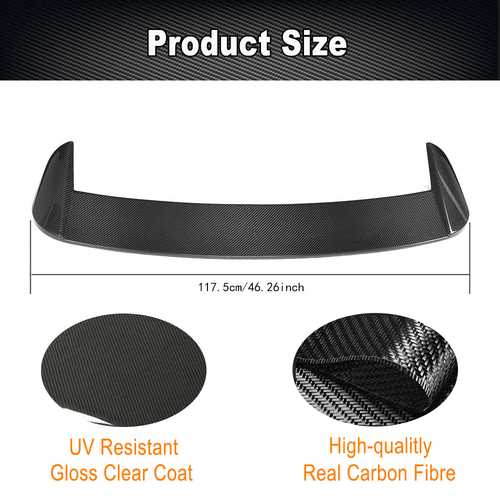 Für Audi Q3 8U Carbon SpoilerLipppe Dachspoiler Heckspoiler Heckansatz Turning - Picture 7 of 12