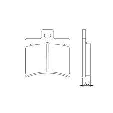Plaquettes de frein KH298 frittées métal or résistance thermique