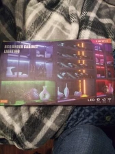 Under Cabinet LED Light Strips by LAFULIT - 2700K, Remote, DIY Installation