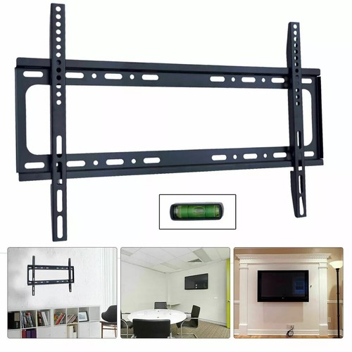 ULTRA SLIM FIXED TV WALL MOUNT BRACKET LED LCD PLASMA 32"-75" 110 lbs - Picture 6 of 24