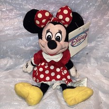 Disney store bean bag plush Minnie Mouse With Tags