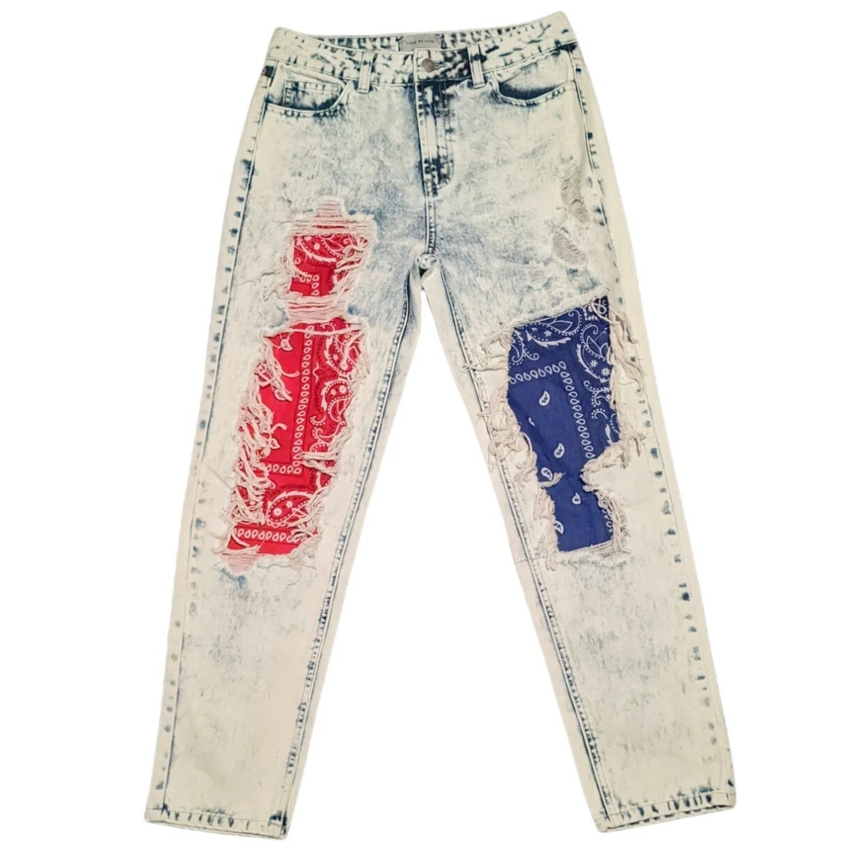Jeans with cheap bandana