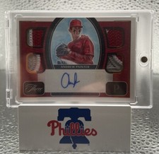 2022 Panini Three And Two Patch Jersey Auto ANDREW PAINTER Phillies 2/3