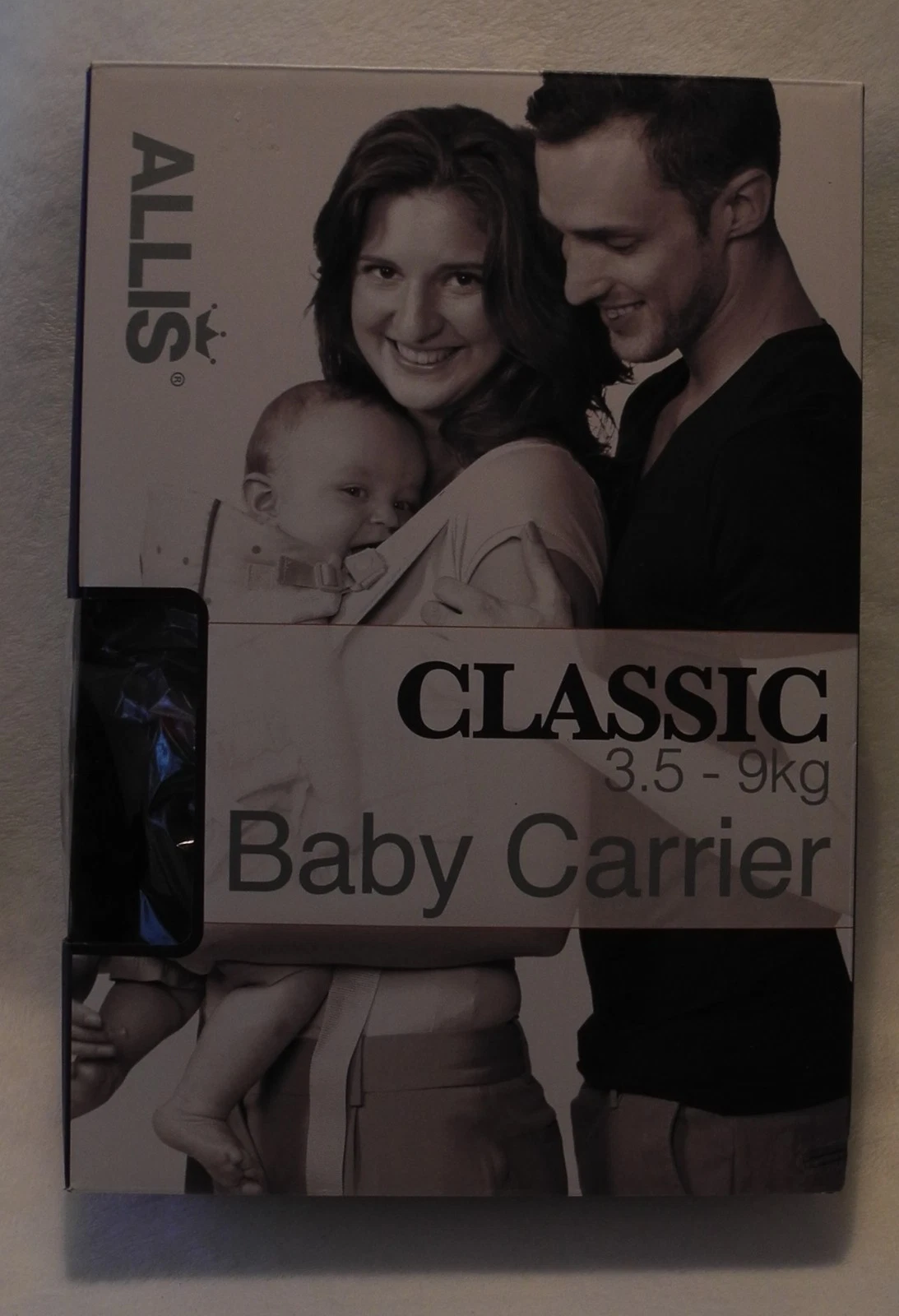 ALLIS CLASSIC 3.5-9KG BABY CARRIER – 3 CARRY POSITIONS - BNIB!