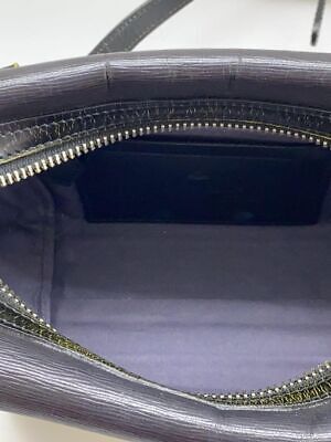 Vivienne Westwood Shoulder Bag Leather Black Plain BE6069 Vivienne Westwood Shoulder Bag Leather Black Plain BE6069