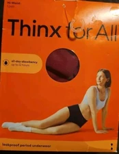 Thinx for All™ Women's Everyday Comfort Hi-Waist Leakproof Period Underwear, S