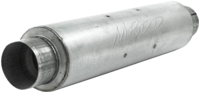 Exhaust Muffler 6 In Diameter Aluminized Steel Case 30 Inch Overall ...