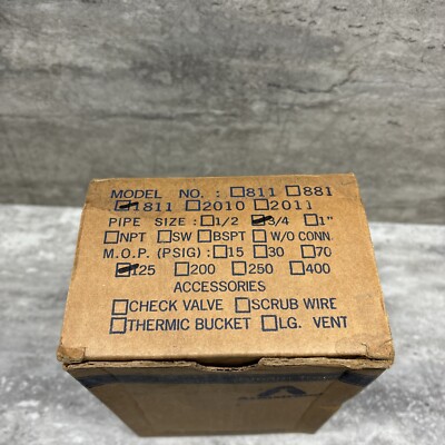 Armstrong 1811 Stainless Steel Steam Trap, 3/4” NPT, 125 PSIG, New