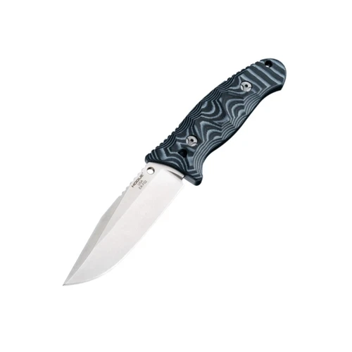 Hogue EX-F02 4.5" Clip Point Fixed Blade, Knife G-Mascus Black G10 Scales #35279