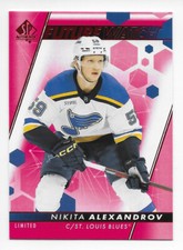 2022-23 SP Authentic Nikita Alexandrov RED Future Watch.