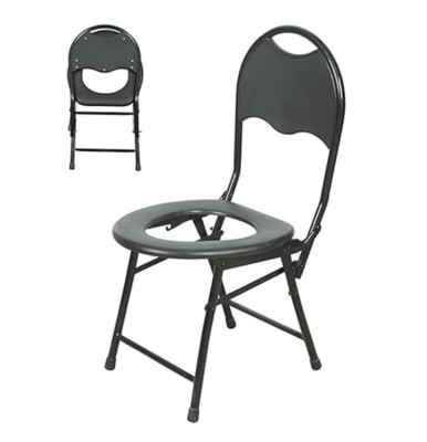 Faltbarer tragbarer Toilettenstuhl Kommode Camping Reise Park Angeln Outdoor Sitz