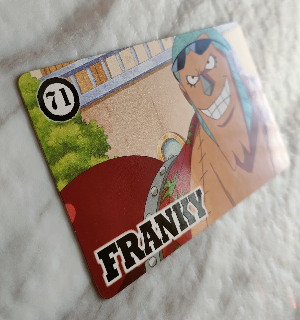 Franky 71 ONE PIECE gum card Top Seika From Japan With tracking F