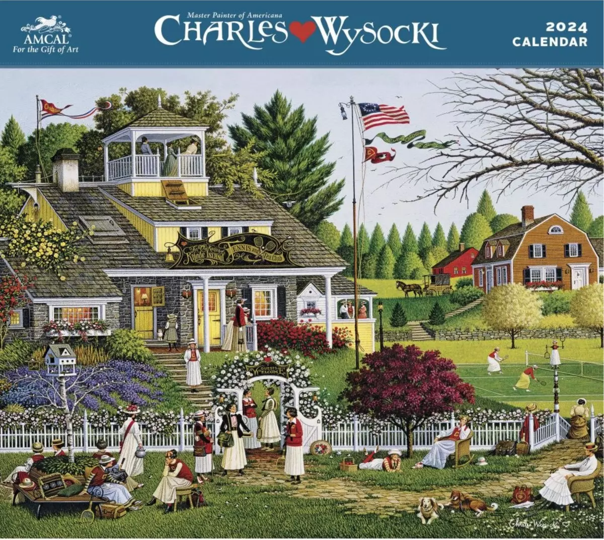 Charles Wysocki Americana Calendar 2025