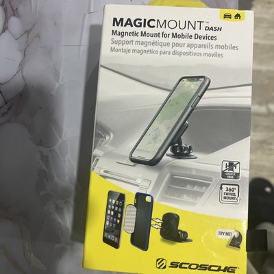 Scosche MagicMount Dash Magnetic Mount for Mobile Devices, Black, MAGDM2
