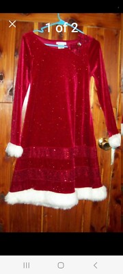RED CHRISTMAS DRESS SIZE 16 | eBay