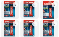 6 Pack LOCTITE EXTREME GLUE No Drip Gel Crystal Clear Adhesive Multi Use 0.6 oz