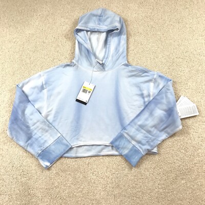 nike yoga luxe women's cropped hoodie