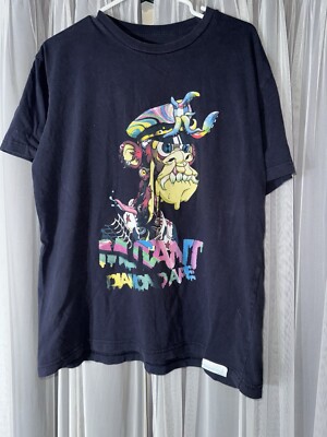 Diamond Supply Co. x Mutant Ape Trippy T Shirt Size L Black Tee