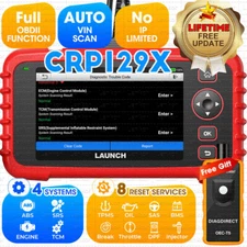 LAUNCH CRP129X OBD2 Diagnostic Scanner ABS SRS SAS TPMS OIL EPB Throttle Reset