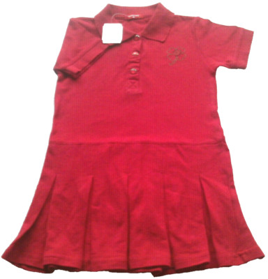Kleid Gr.86 NEU Gianna Mae 100% Baumwolle Stick Marienkäfer rot baby sommer