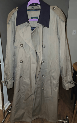 ジャケット・アウター 90s vintage RALPH LAUREN trench coat L Mens Vintage Ralph Lauren Trench Coat 40L | eBay