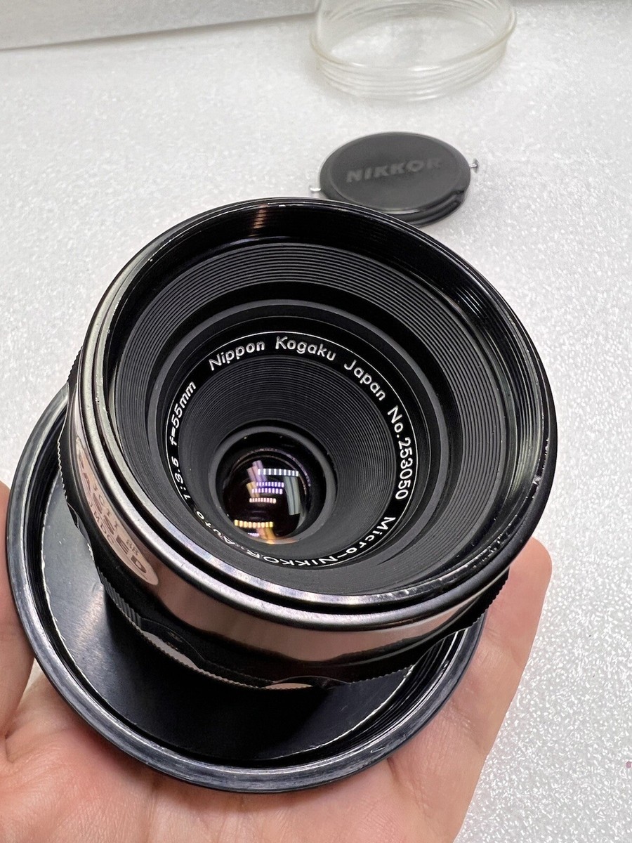 Micro-NIKKOR　55mm  f3.5  （非Ａｉ） Excellent+++++] Nikon Non Ai New Micro-NIKKOR 55mm F3.5 from