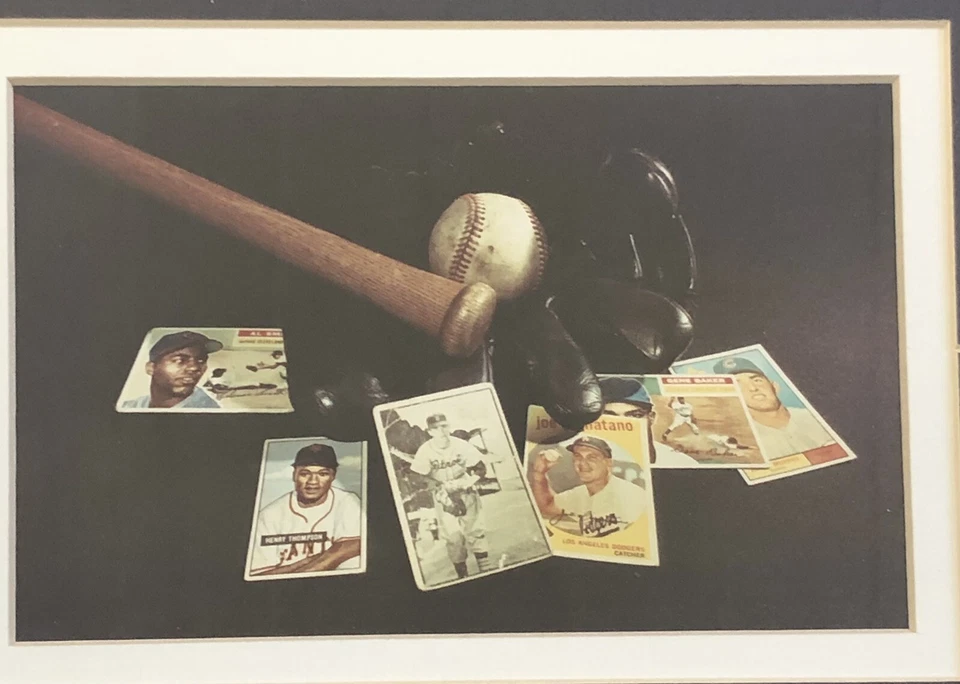 Estampilla de Babe Ruth mate y enmarcada arte impreso yanqui 13" x 10" Foto 4 de 4