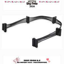 15.7 in 400 mm SATA Power Splitter Adapter Cable - M/F - 4x Serial ATA