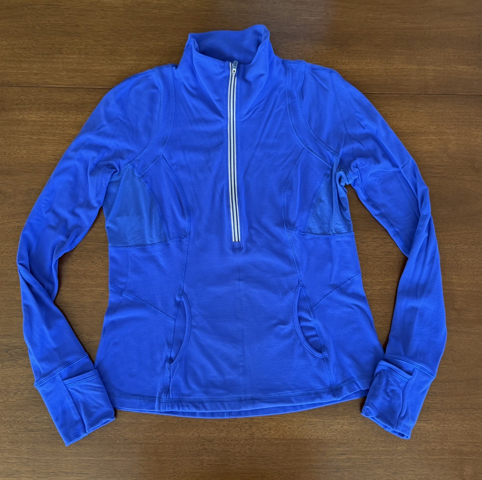Lululemon Blue Half Zip Pullover Jacket - Size 12 - image 2