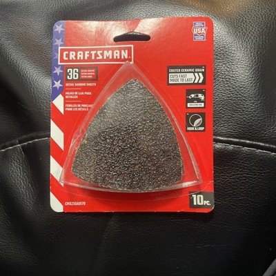 Craftsman 3  Extra Course 36 Grit Ceramic Sand Paper 10/Pk CMXZXGA9170