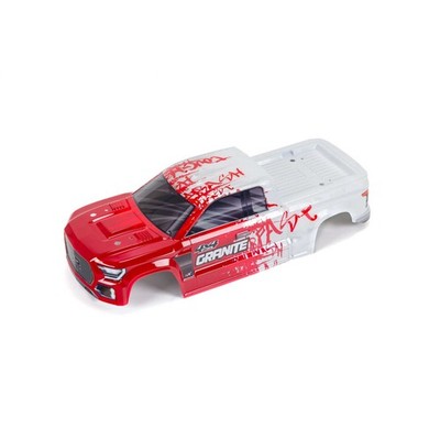 ARRMA Granite 4X4 BLX Finished Body Red ARA402306 Car/Truck  Bodies wings &