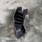 Authentic LEGO Part Piece 2046 Black Staircase Enclosed Curve