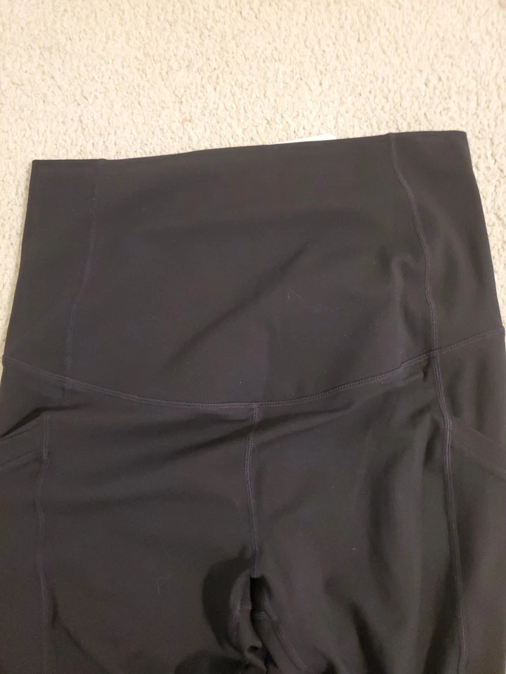 Fabletics Pureluxe High Waist Maternity 7/8 Legging Sz S Black Pant Tight Fit - Image 3 of 4