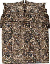 Realtree Max-5 Camo Queen Comforter Set Microfiber All-Season Bedding Rustic
