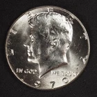 1970 *D*  KENNEDY SILVER CLAD HALF  **FREE SHIPPING**C2859