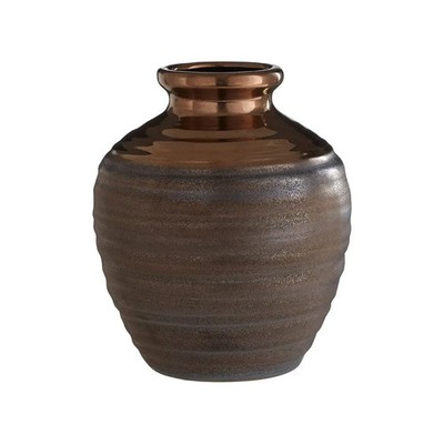 Premier Housewares Vase, Keramik, Kupfer, klein